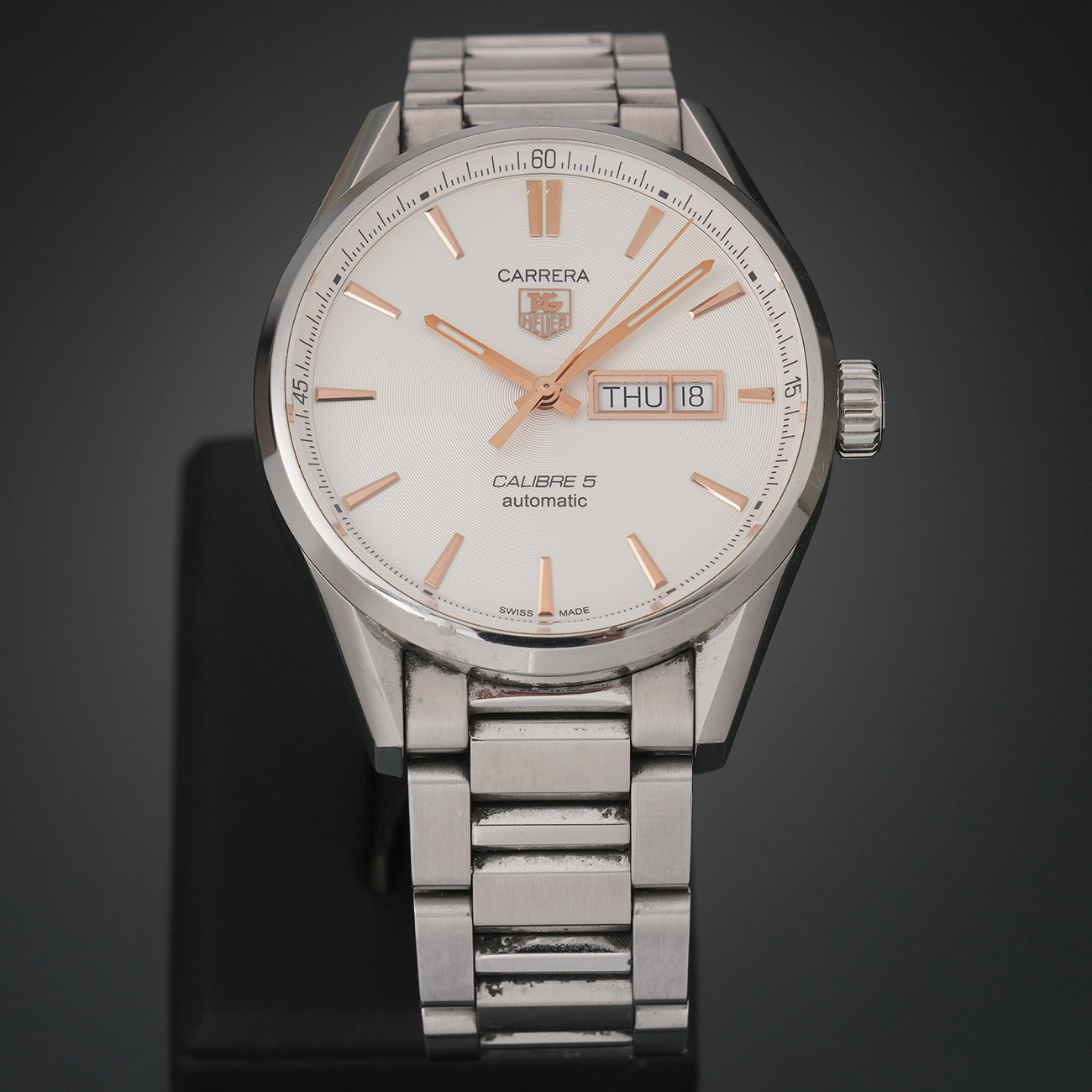 TAG HEUER(USED)태그호이어 까레라 데이데이트 WAR201D-1
